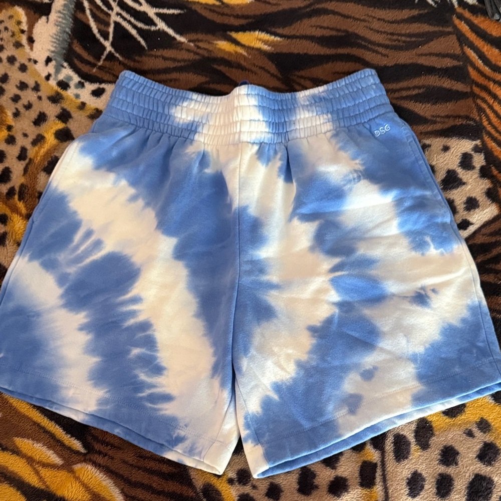 DSG Blue and white tie-dye women’s shorts - Never Worn